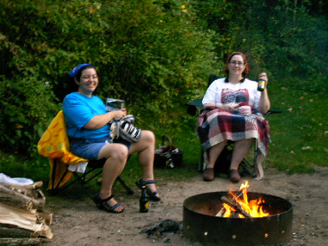 R and J Around the Fire